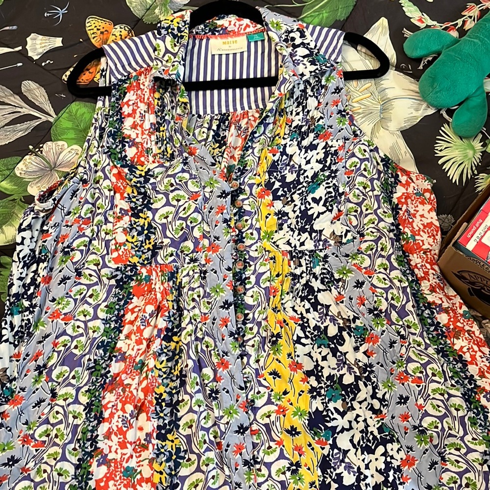 Sleeveless Anthropologie+ Button Down, 1X